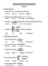 Câu hỏi ôn tập Đại số Lớp 10 - Chương 2 Hàm số bậc nhất và bậc hai